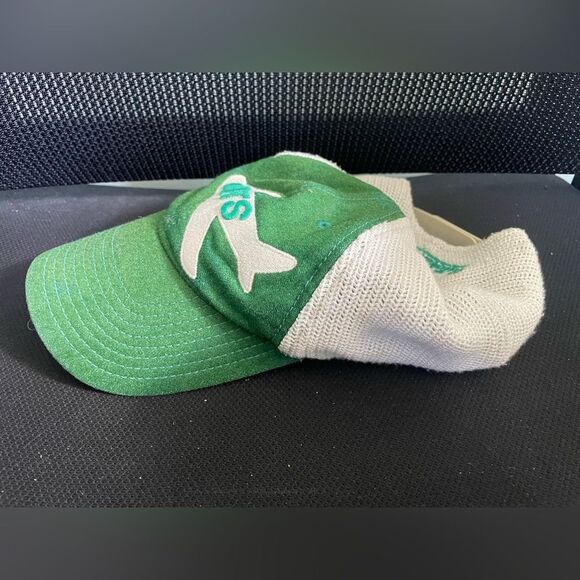 Mitchel & Ness NFL NY Jets Football Vintage Green Cap Hat Wool Blend - Picture 2 of 9